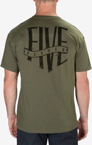 Футболка чоловіча 5.11 Tactical EMEA Insignia 41280ABX-225 р. L зелений