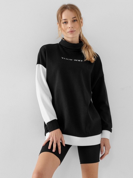 Свитшот 4F H4Z21-BLD023-20S р. M черный