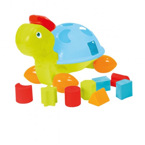 Іграшка-сортер Mochtoys Черепаха 25x16x17 см 11447