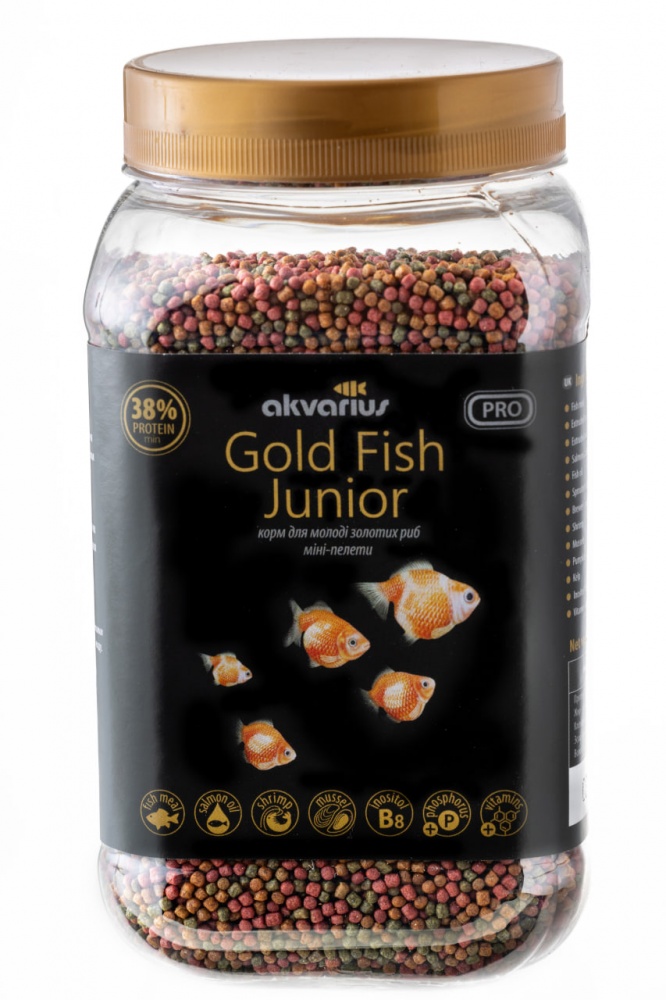 Корм Акваріус Gold Fish Junior 250 г
