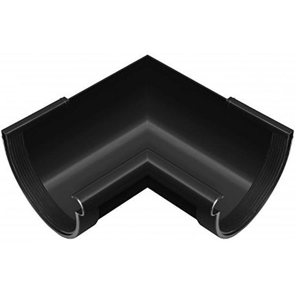 Кут RAINWAY Rainway внутрішній 90° графітовий 130 мм графіт 