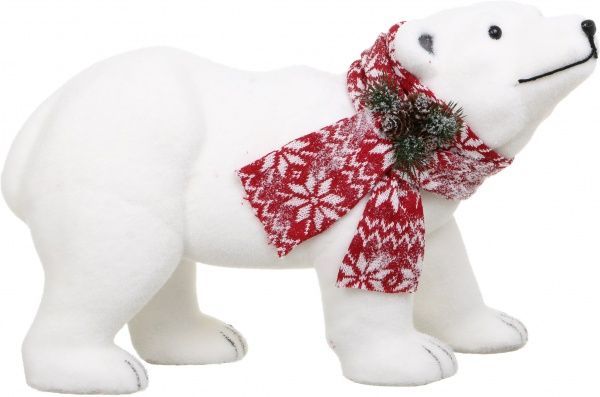 Декоративна фігура Ведмідь із шарфиком JSM201785 34 см 