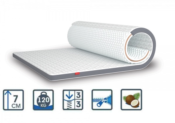 Матрац Сільвер Кокос Flip MatroLuxe 140x200 см