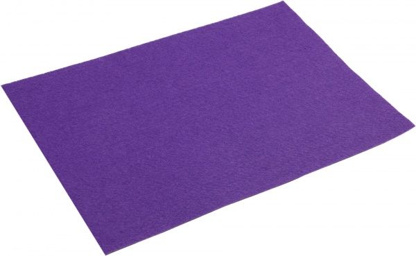 Фетр фиолетовый,  2 мм, 50x33 см