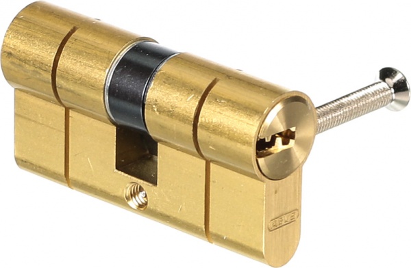 Цилиндр Abus D6PS 30x30 ключ-ключ 60 мм матовая латунь