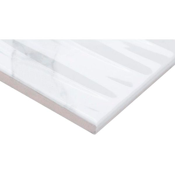 Плитка Атем Calacatta R Wave GR 25x75 