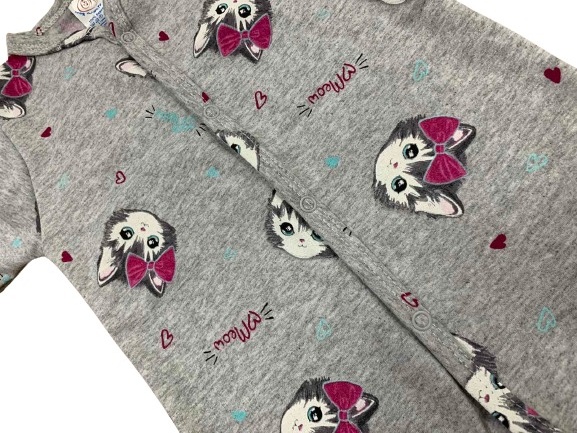 Комбинезон Моя планета Серые коты р.80 