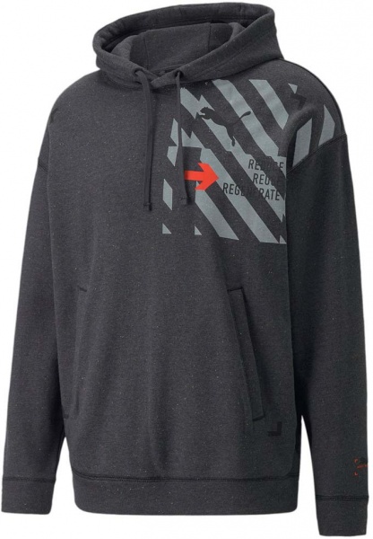 Джемпер Puma RE:COLLECTION GRAPHIC HOODIE 53395807 р. XL темно-синий