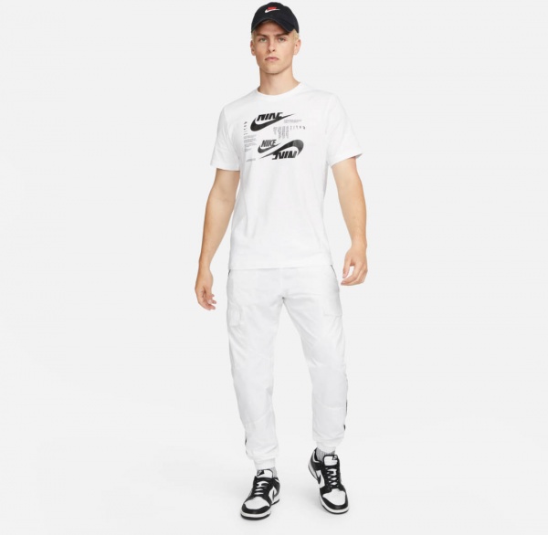 Футболка Nike M NSW TEE CLUB SSNL HBR DR7815-100 р.S білий