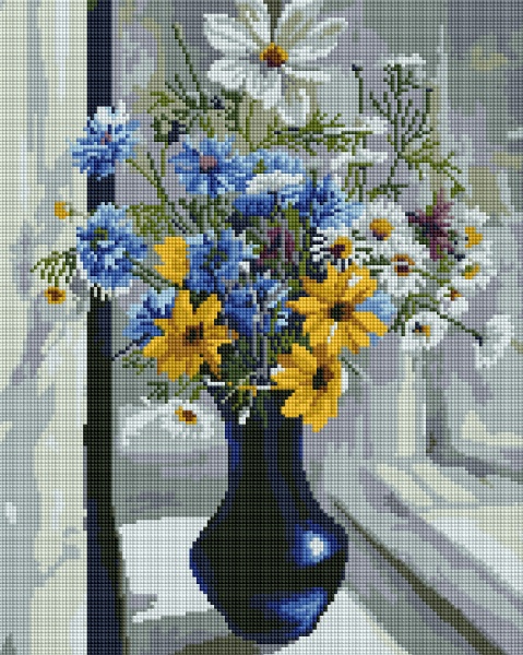 Алмазна мозаїка Букет польових квітів 40x50 см DBS7994 Brushme 