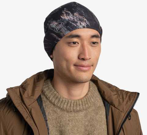 Шапка уні.  р.OS чорний BU 130136.999.10.00 POLAR & ECOSTRETCH Buff AW2223