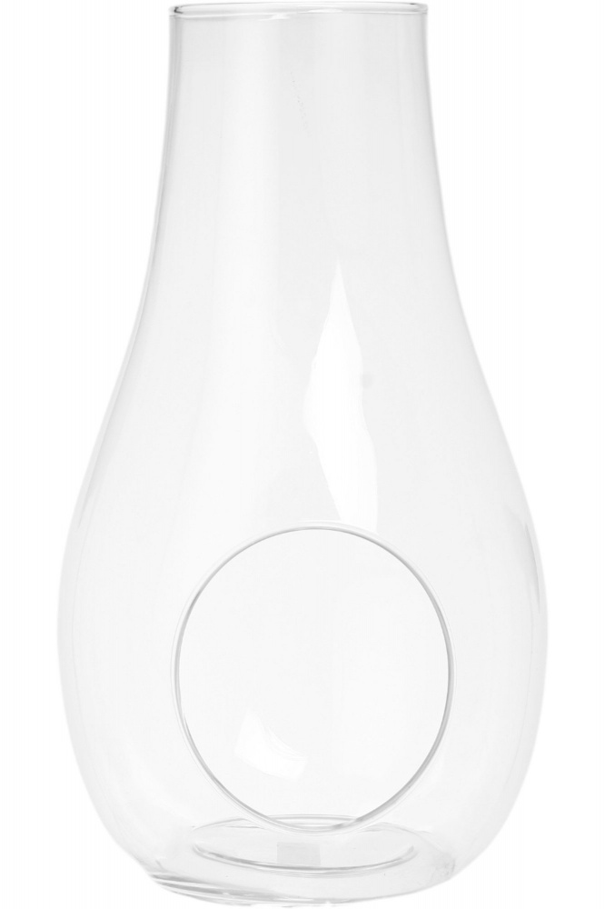 Свічник скляний Orla transparent 27-99B 17x29 см Wrzesniak Glassworks