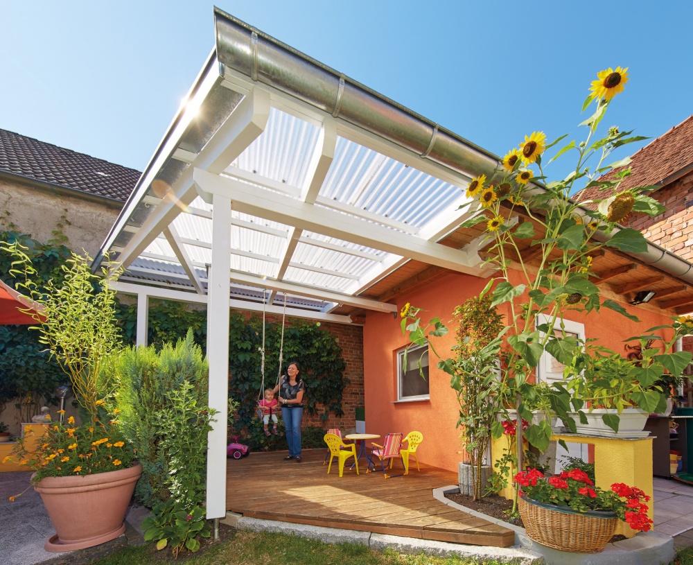 Гофрированный монолитный поликарбонат TOMO Plex 1,1x1045x2000 мм волна текстурированный прозрачный