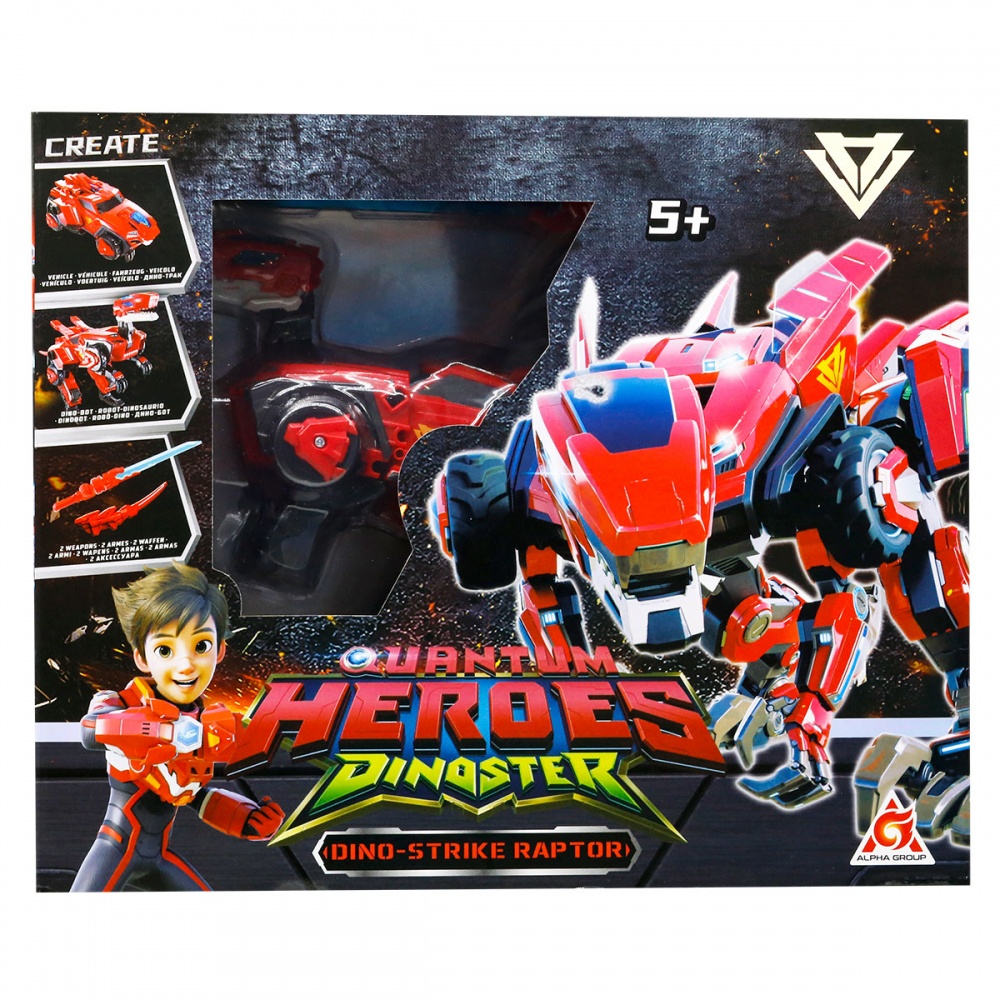 Трансформер DINOSTER Мега Дино-Страйк Раптор EU580805