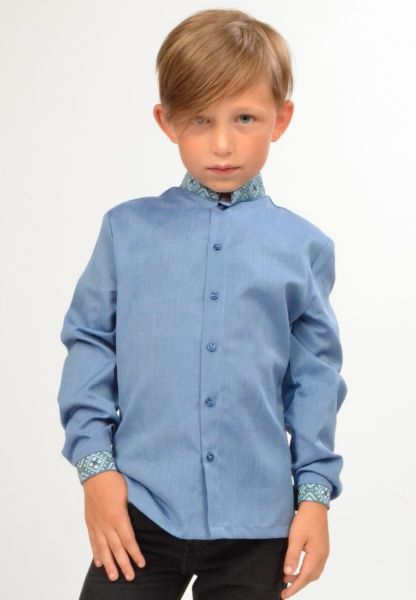 Сорочка Едельвіка р.140 блакитний 1121-18/00 