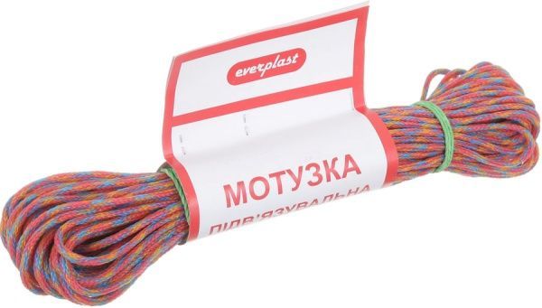 Шнур Everplast підв'язувальний 3 мм 20 м червоно-синій