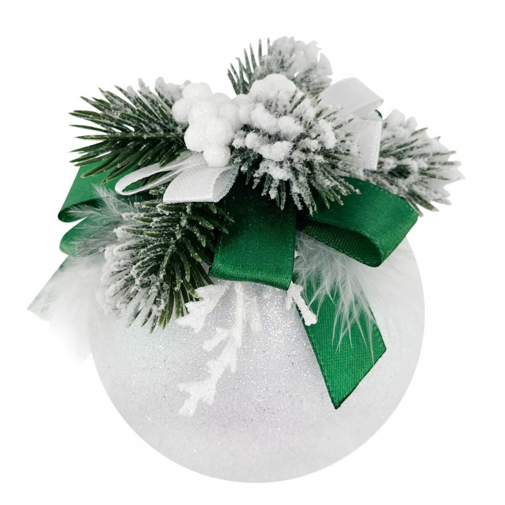 Подвеска декорированная MIS LT Шар 8 см в ассортименте