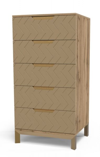 Комод Art in Head Swan 1200 5ш дуб вотан /каталонський жовтий 