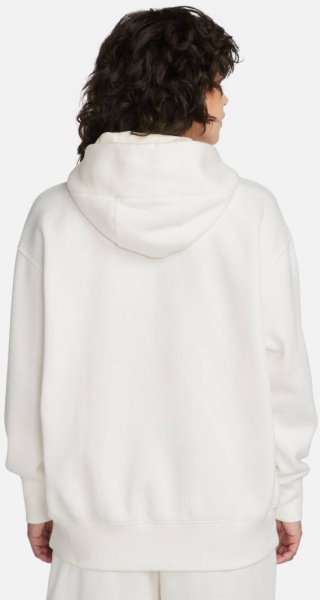 Джемпер Nike W NSW PHNX FLC PO HOODIE OS DQ5860-133 р. L белый