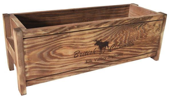 Кашпо дерев'яне Колумбія прямокутний натуральний 