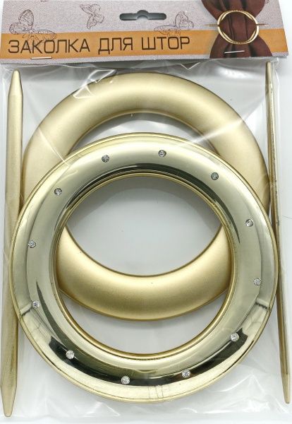 Декор Круг со стразами d150 мм золото глянец С002-1 MISLT