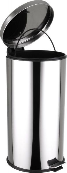Ведро с крышкой EforMetal для мусора с педалью 40 л 