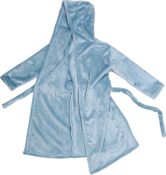 Халат дитячий унісекс Білтекс з вушками р.134 бірюзовий 