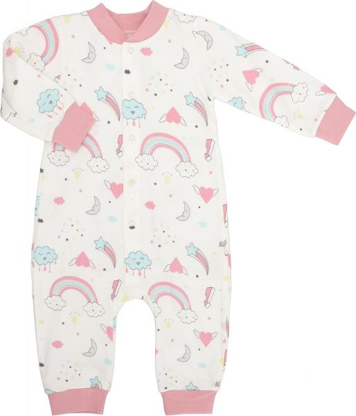 Боди Фламинго ясельный р.68 молочный 427-307 