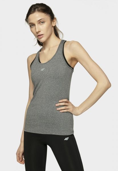 Майка 4F NOSH4-TSDF001-24M р.L сірий меланж