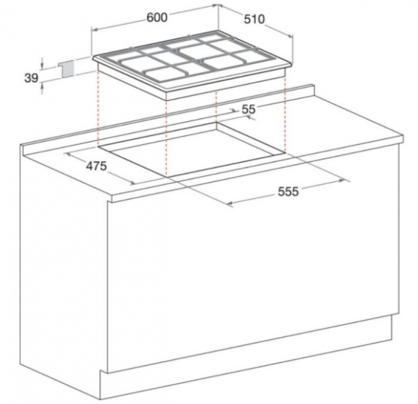 Варильна поверхня Whirlpool GMT6422OW