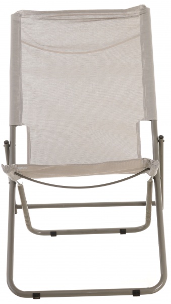 Кресло-шезлонг UBC Group раскладной серый 52x107 см 
