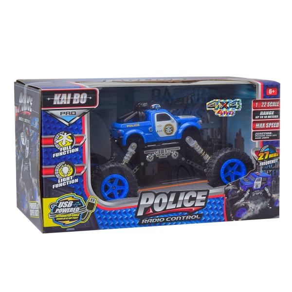 Автомобиль на р/у Shantou Police в ассортименте 1:22 181B