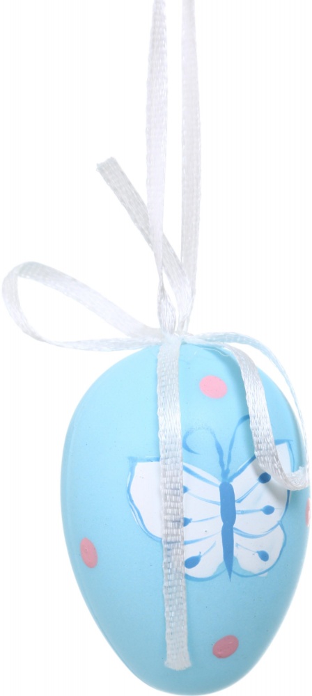 Декорация пасхальная подвесные яйца 6 шт в наборе микс (998C-1980/1972/1965)