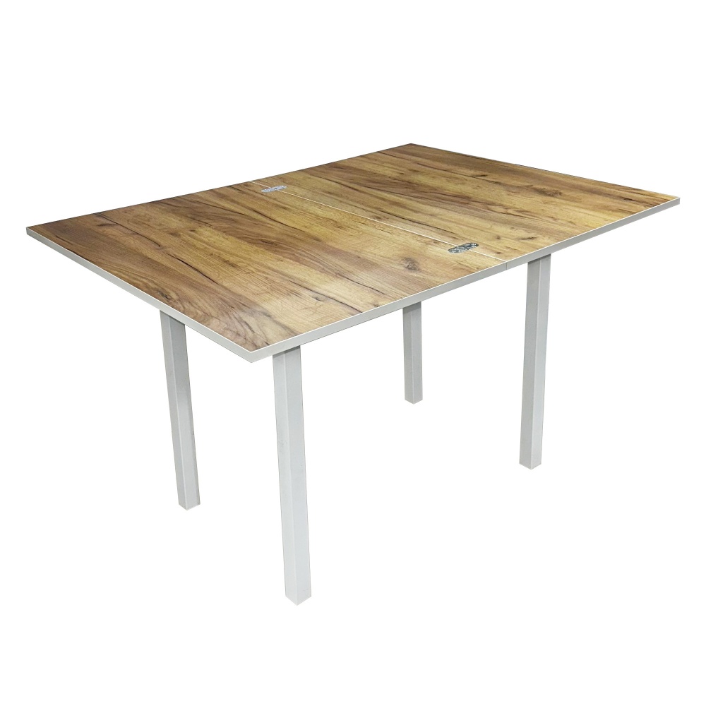 Стол-трансформер 900(1200)x600x750мм дуб крафт золотой/белый