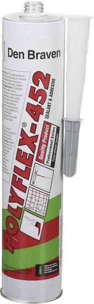Клей-герметик Den Braven Zwaluw Polyflex 452 300мл серый