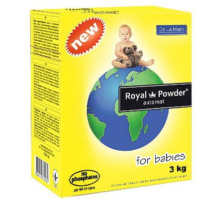 Порошок-концентрат Royal Powder бесфосфатный для детских вещей 3 кг