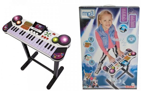 Синтезатор Simba з роз'ємом для МР3-плеєра 31 клавіша 67 см 6832609