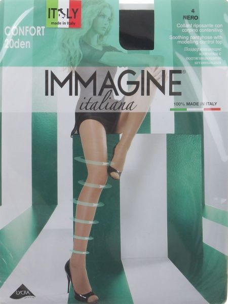 Колготки Immagine Confort nero р. 4 черный 1 шт. 