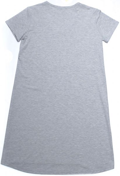 Туніка з принтом р. L сірий 