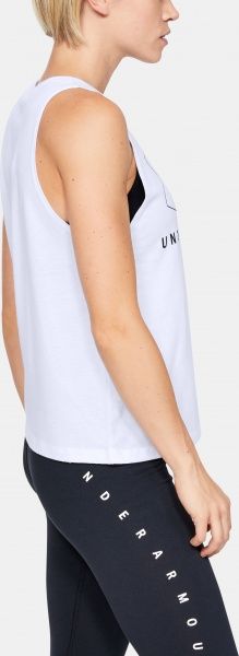 Майка Under Armour SPORTSTYLE GRAPHIC MUSCLE SL 1355648-100 L білий