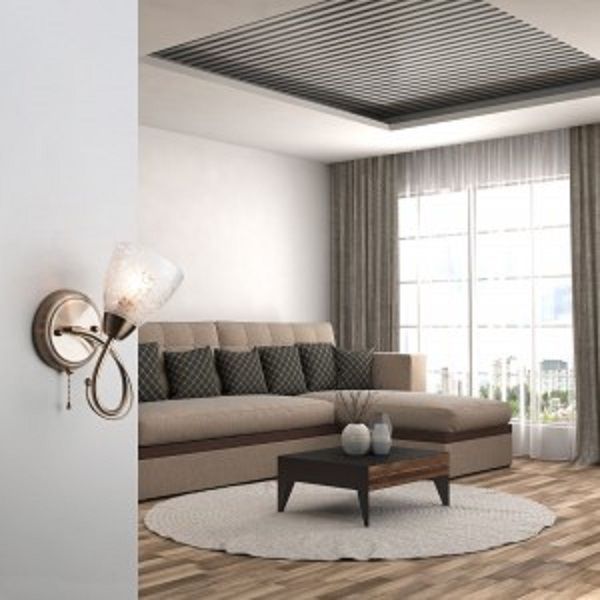 Бра Strotskis Natalie 1x40 Вт E14 бронза 30130/1 