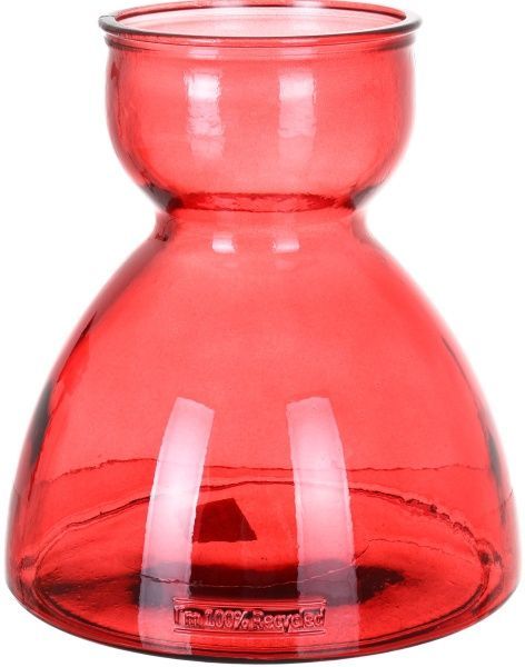 Ваза стеклянная коралловая SENNA 23 см San Miguel