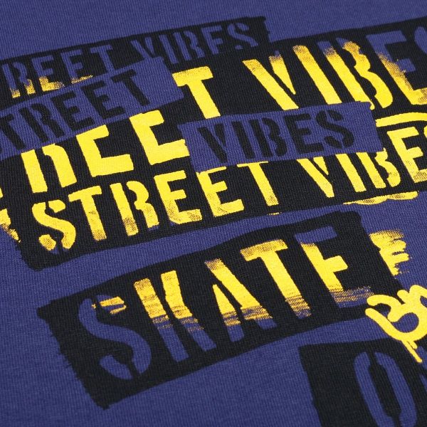 Свитшот Blue Seven синий с желтым 