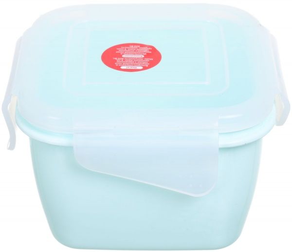 Контейнер Фієста 450 мл квадратний салатовий Алеана