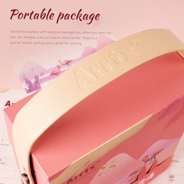 Набор маркеров Arrtx спиртовых Alp ASM-02RD 24 цвета красные оттенки LC302253 