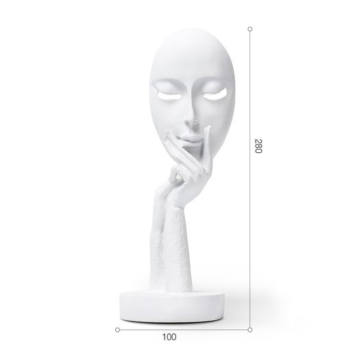 Статуэтка DH-ST-03 White Маска МВМ