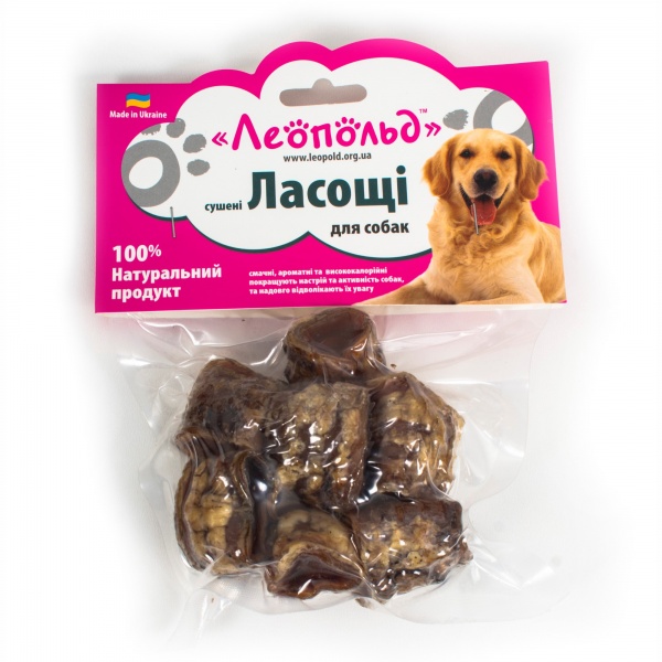 Лакомство Леопольд трахея сушеная 100 г