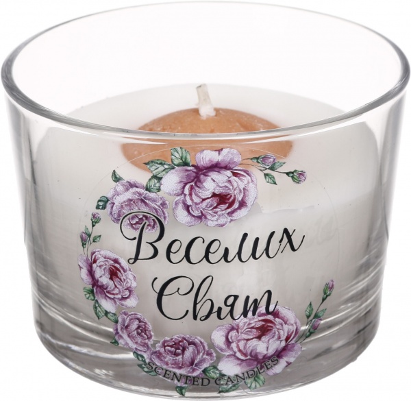 Свічка ароматична Pako-If Веселих свят 80х60 мм в асортименті 