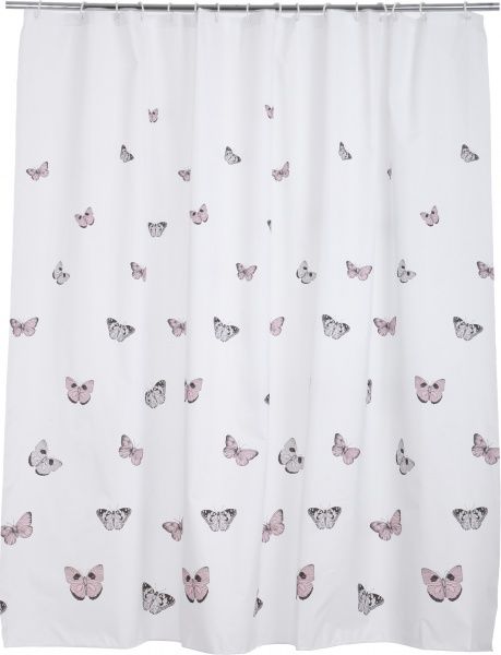 Шторка для ванны Bacchetta Farfalla bianco 240х200 см