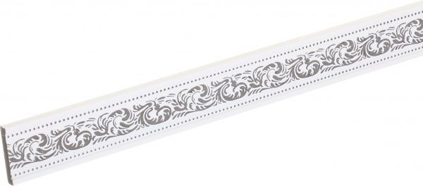 Молдинг Frame Miga 156-114 белый с серебром 2400x50x11мм 